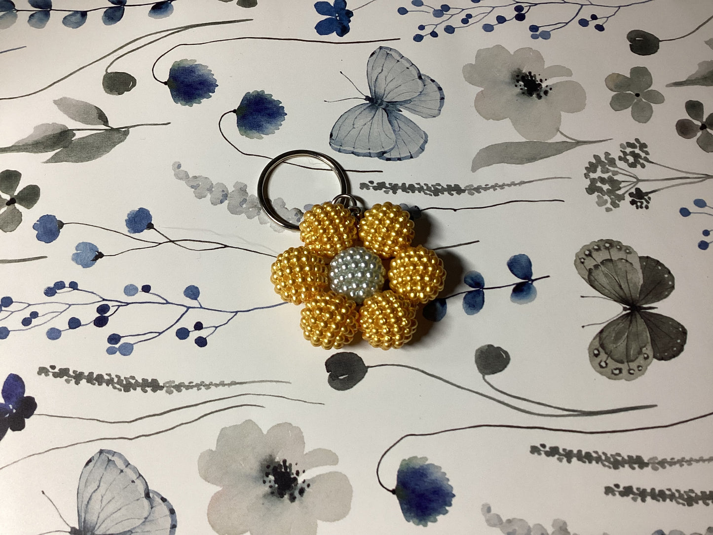 Sunny Flower Keychain
