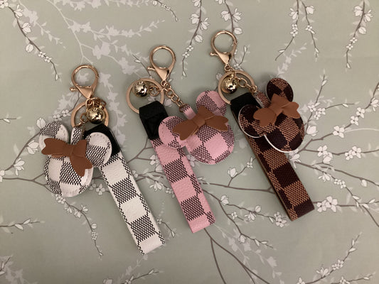 Minnie Inspired Keychain