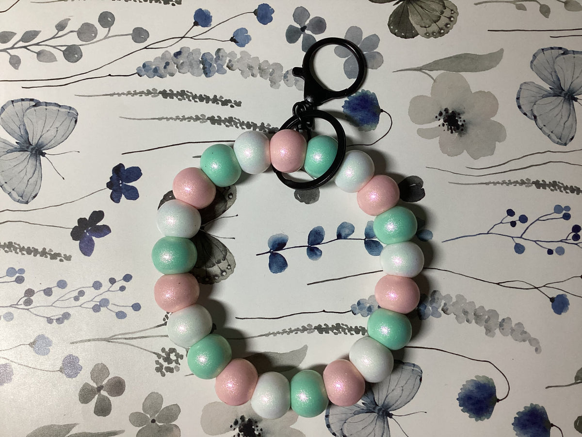 Pastels Wristlet Keychain