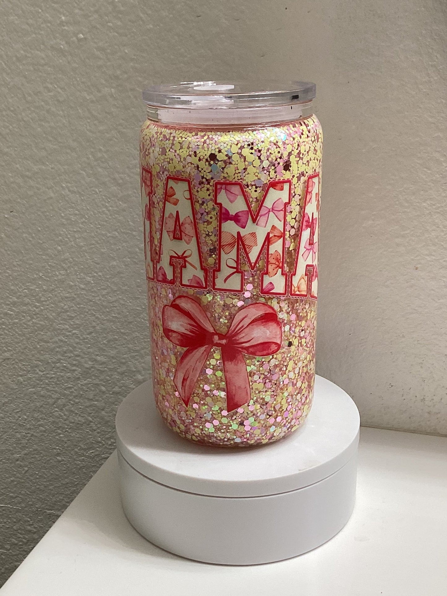 Mama with Bow Snowglobe