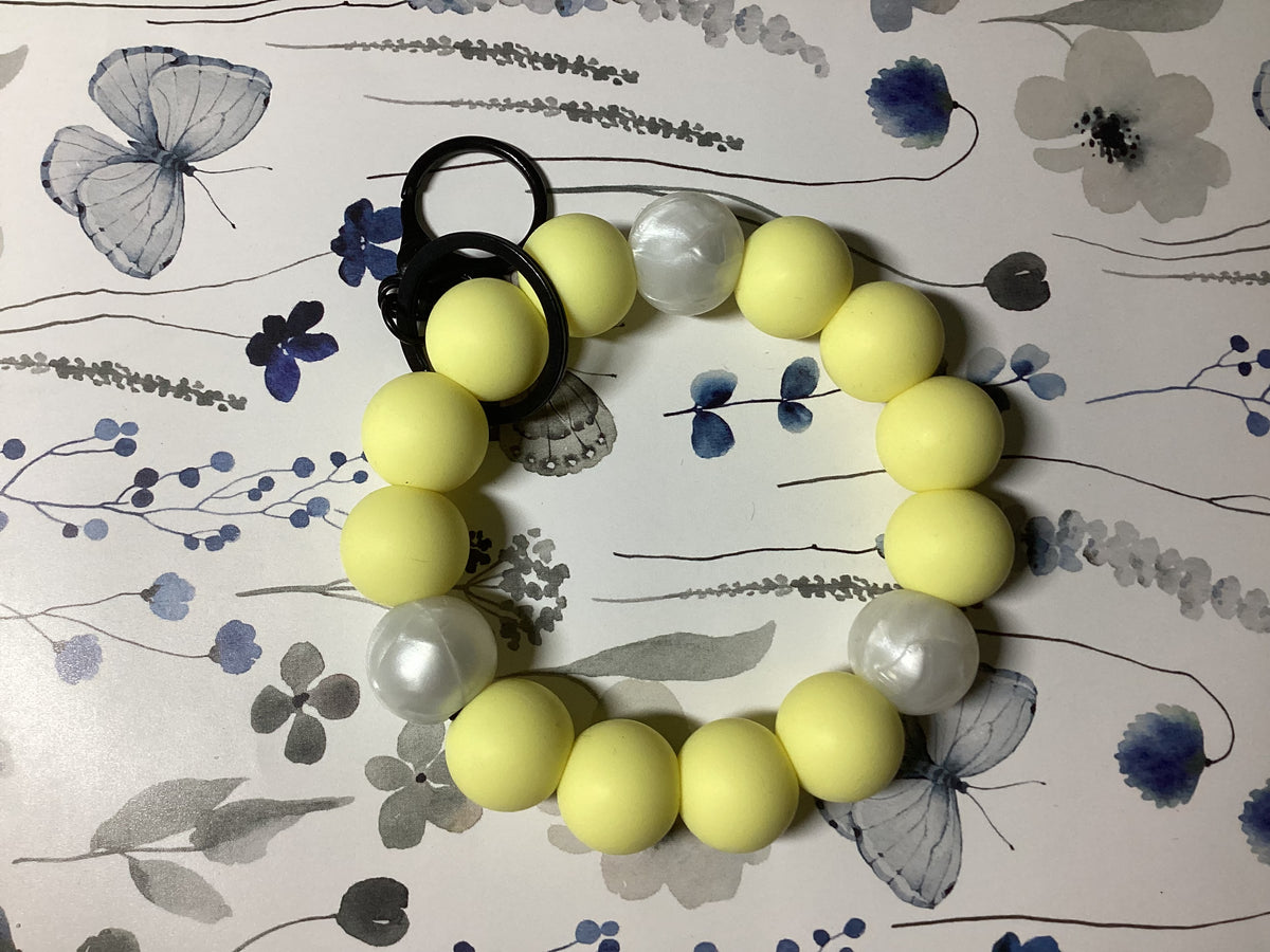 Lemon Drop Wristlet Keychain