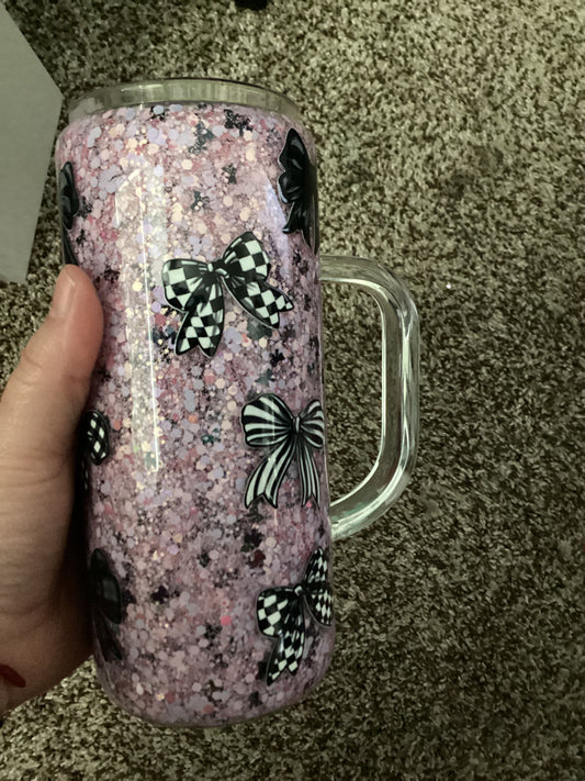 Black Bow Snowglobe