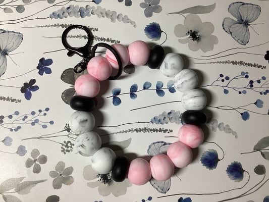 Marbles Wristlet Keychain
