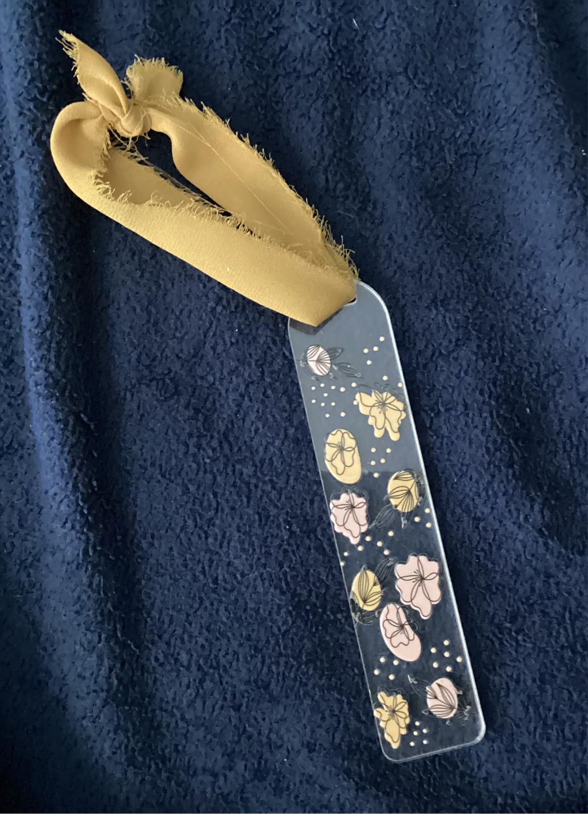 Boho Floral Abstract Bookmark