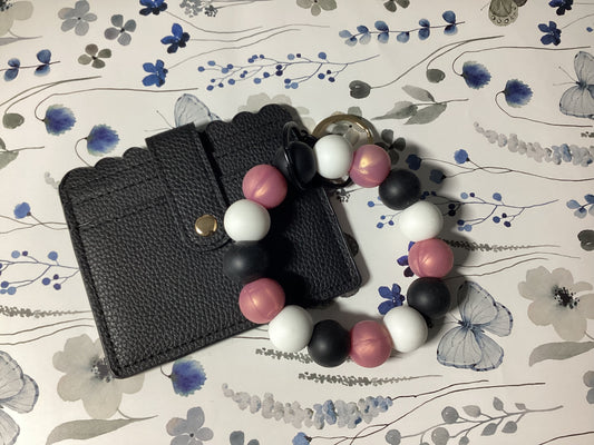 Rosie Wristlet Keychain and Wallet